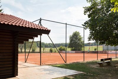 Courts de tennis et “Club house” de Leudelange