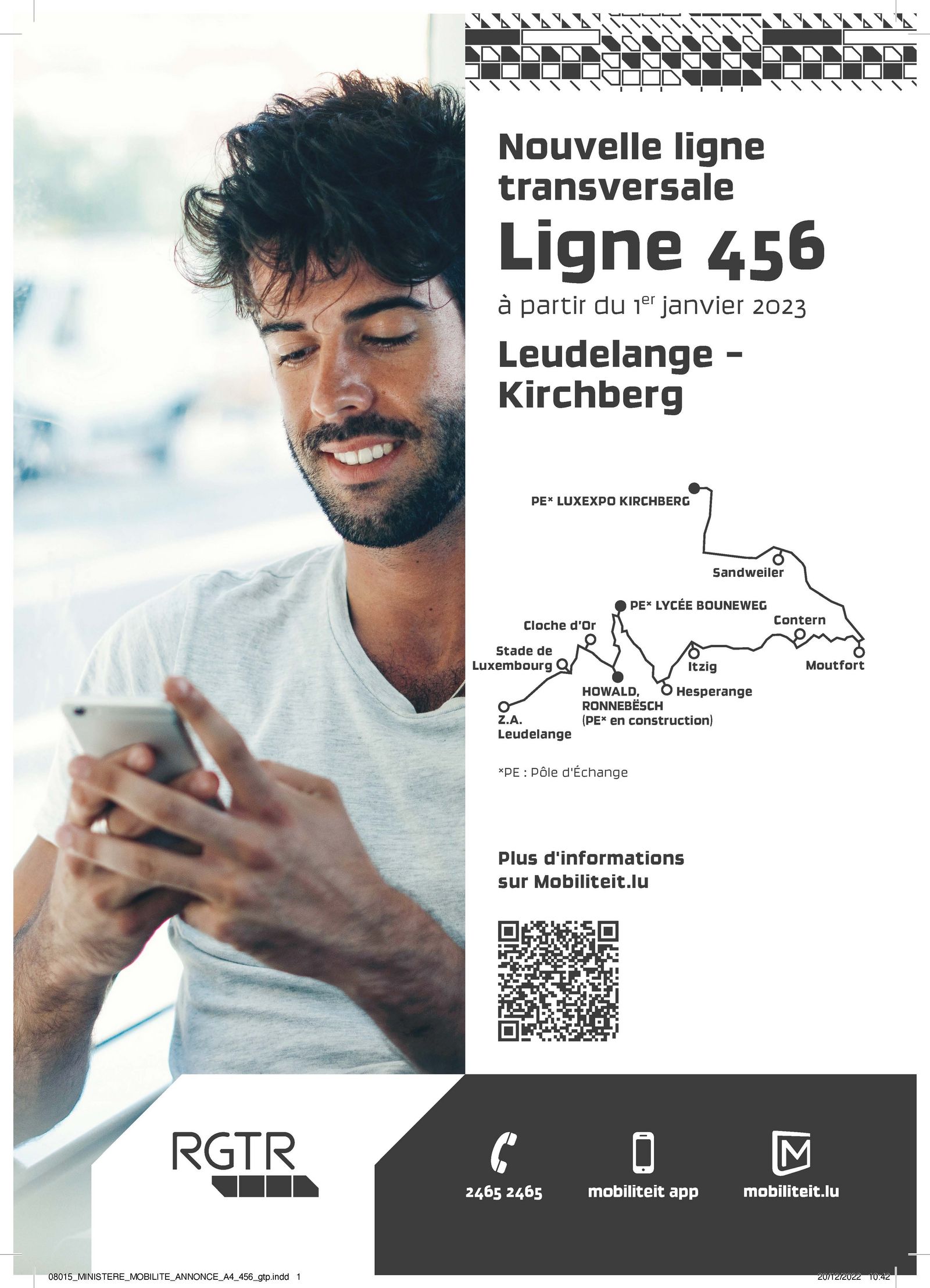 Nouvelle ligne de bus à Leudelange