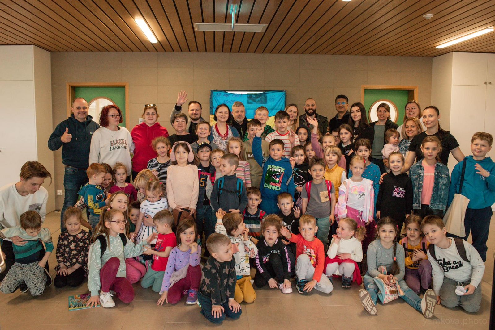 Carton plein pour les ateliers scolaires ukrainiens
