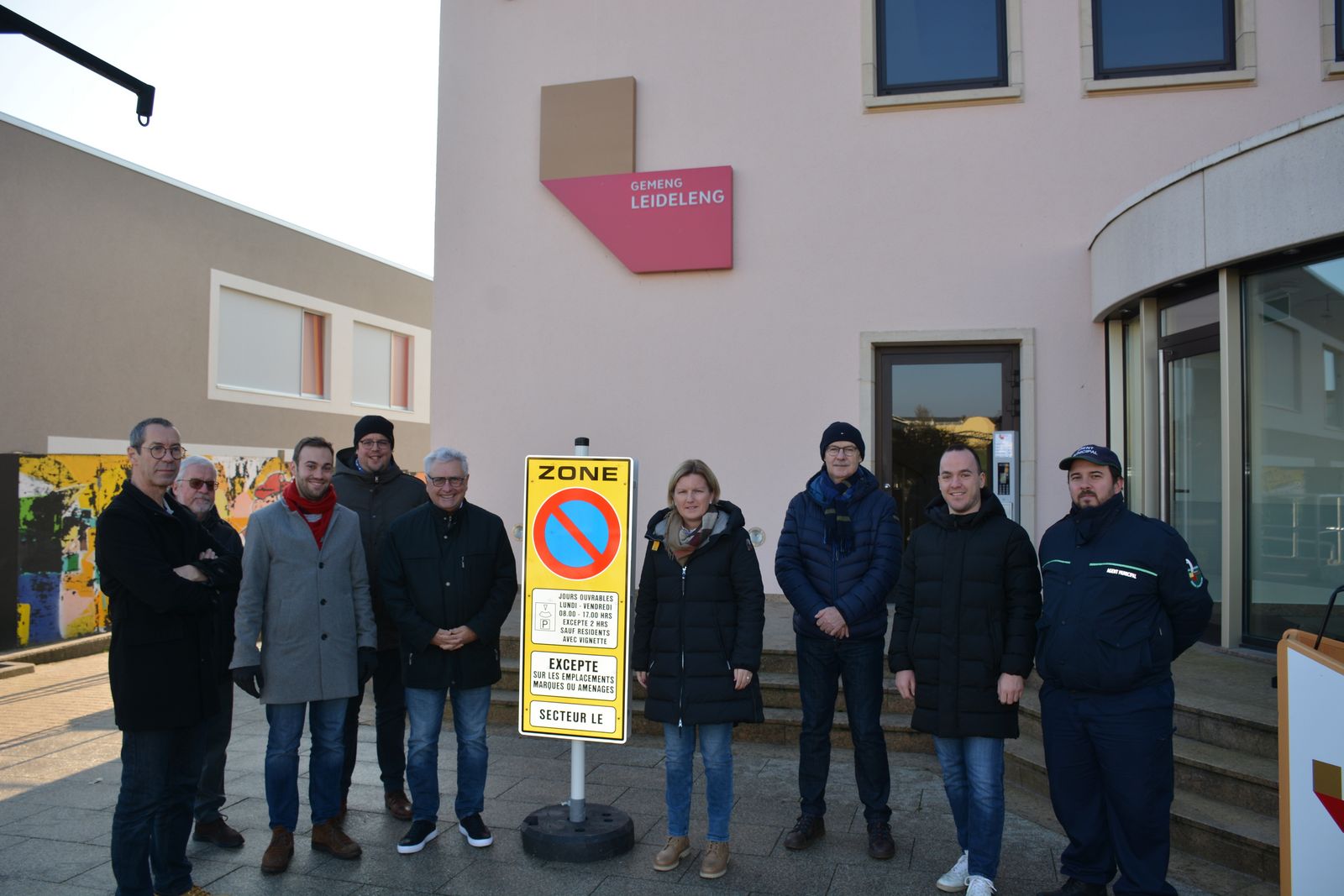 Inauguration du parking résidentiel