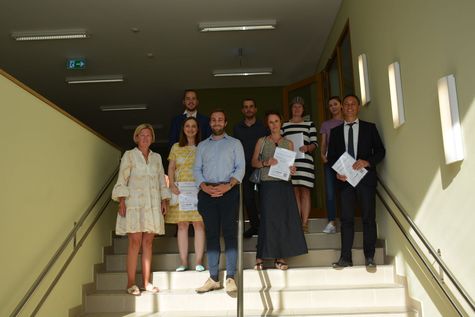Remise des diplômes de cours de langue luxembourgeoise