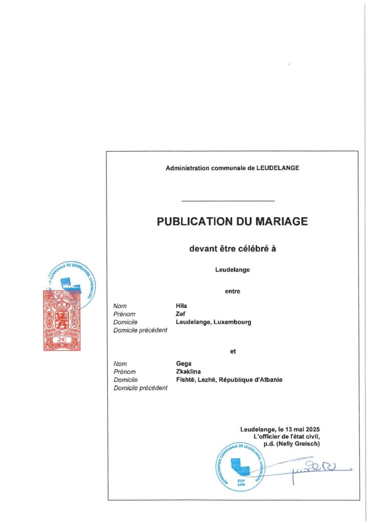 Mariage Hila – Gega