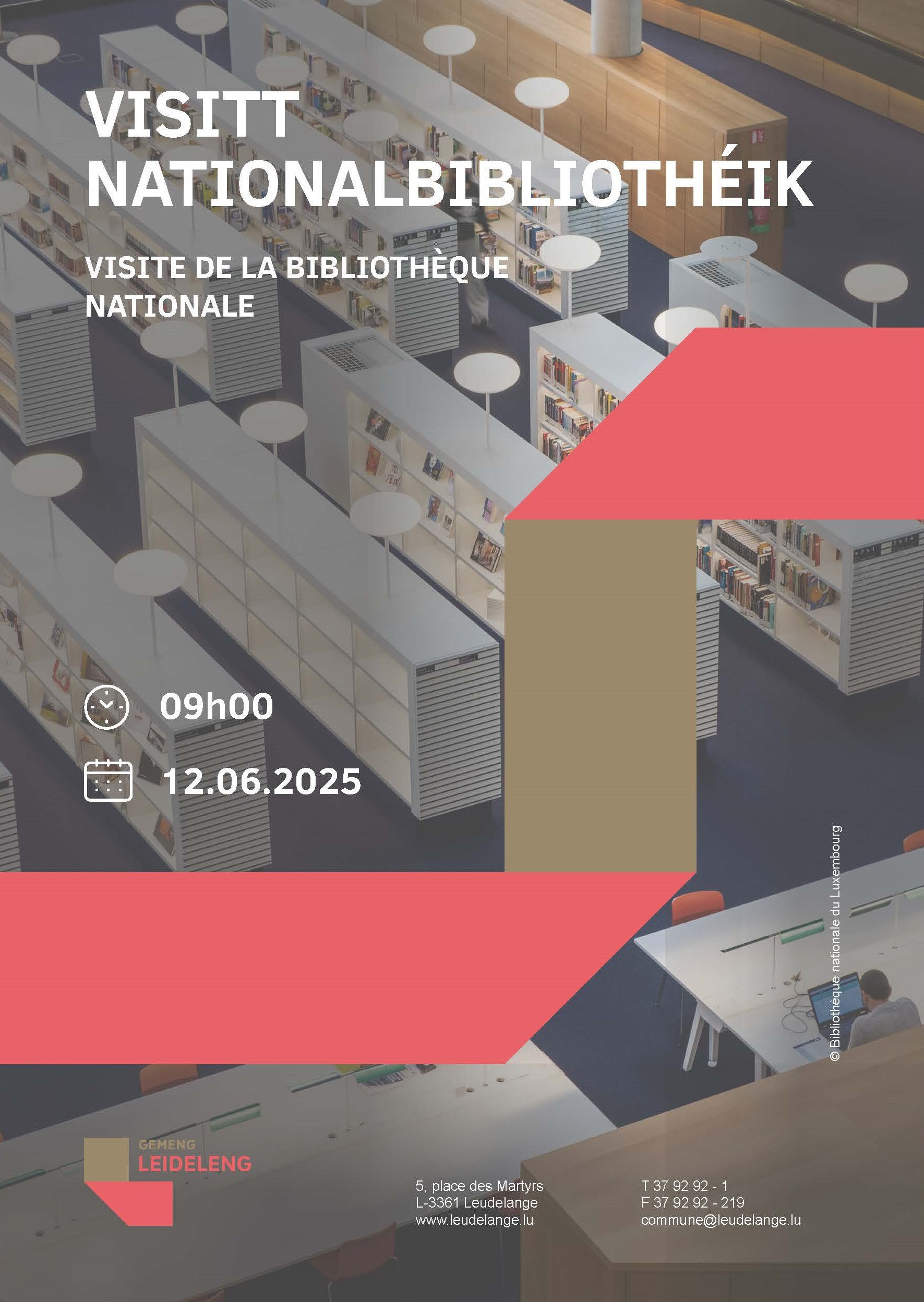 Visite de la bibliothèque nationale