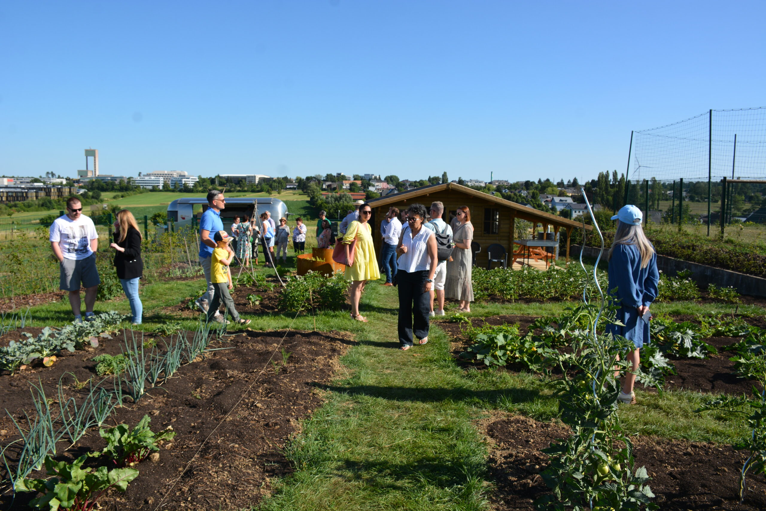 Inauguration jardin communautaire