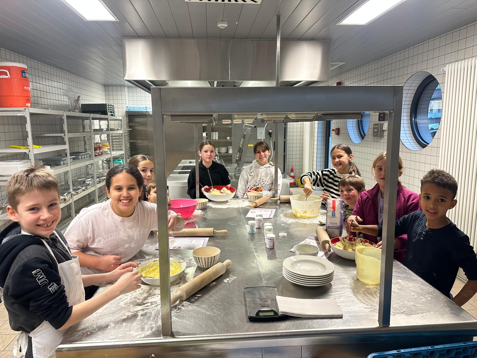 Atelier de pâtisserie pour enfants