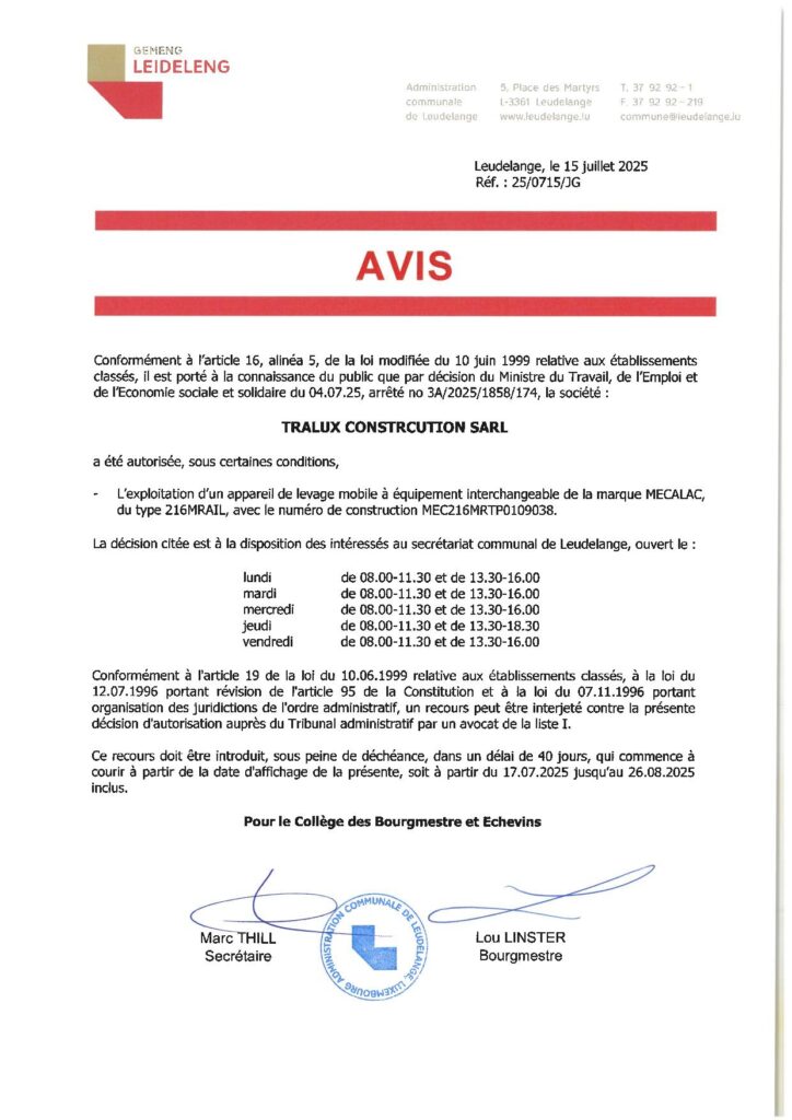 Tralux Construction