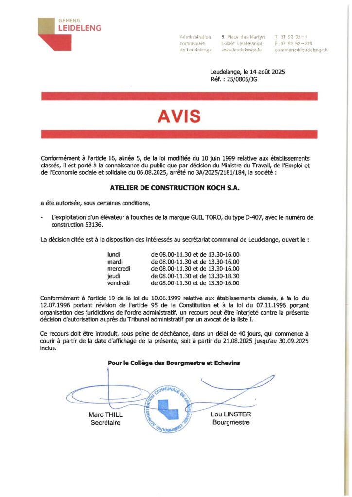 Atelier de construction Koch 1