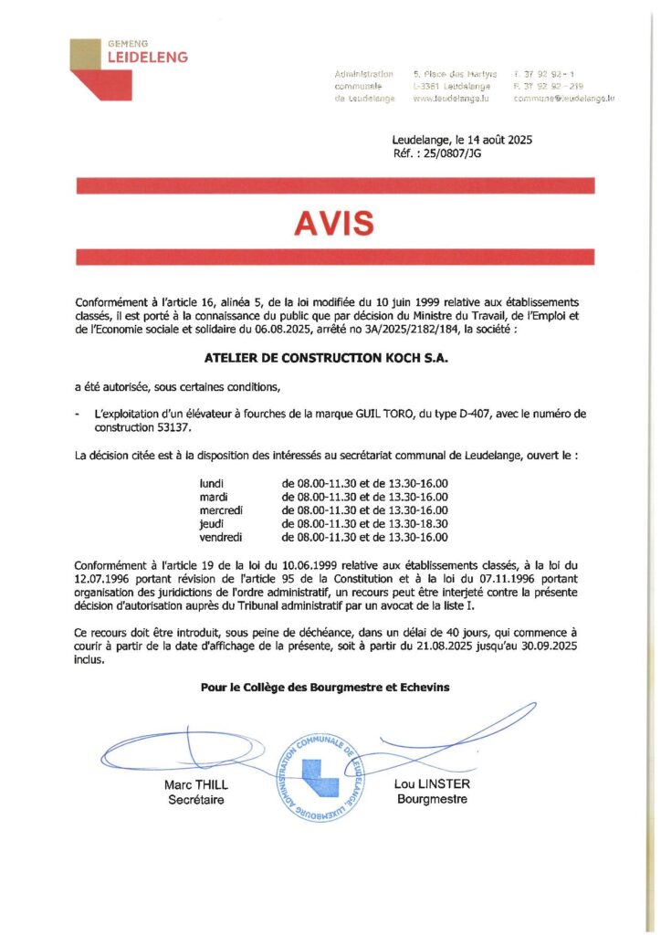 Atelier de construction Koch 2