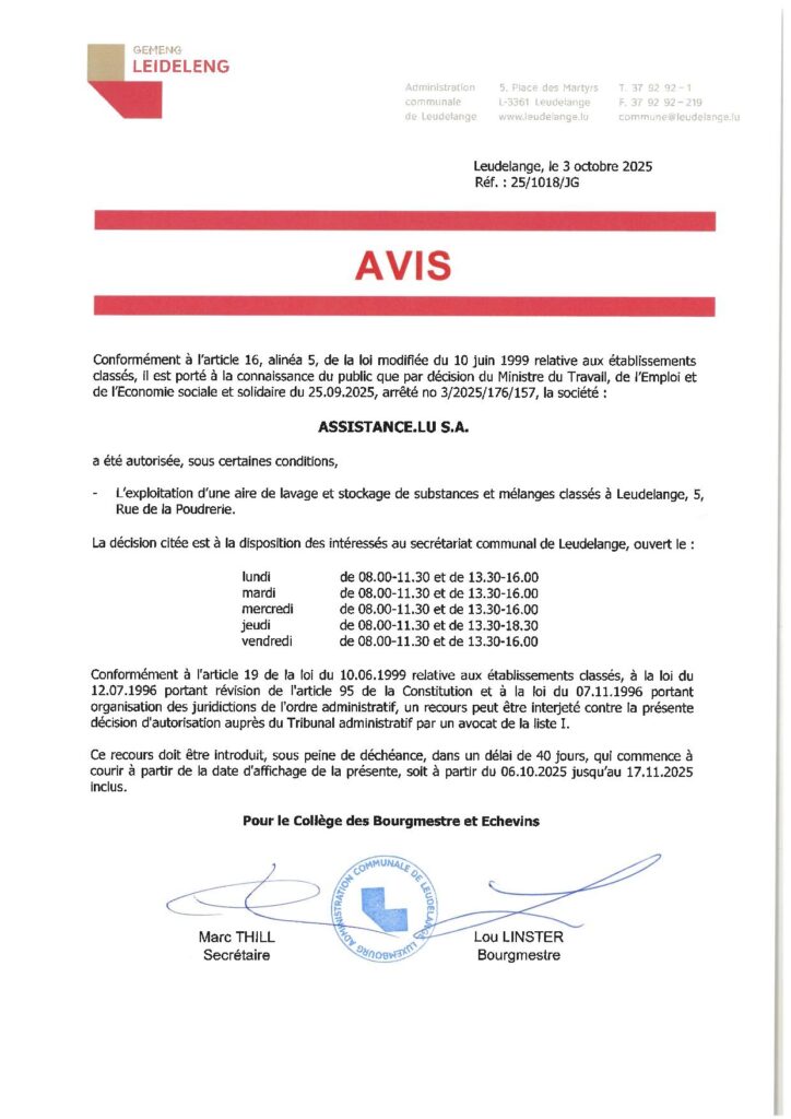 Assistance.lu SA