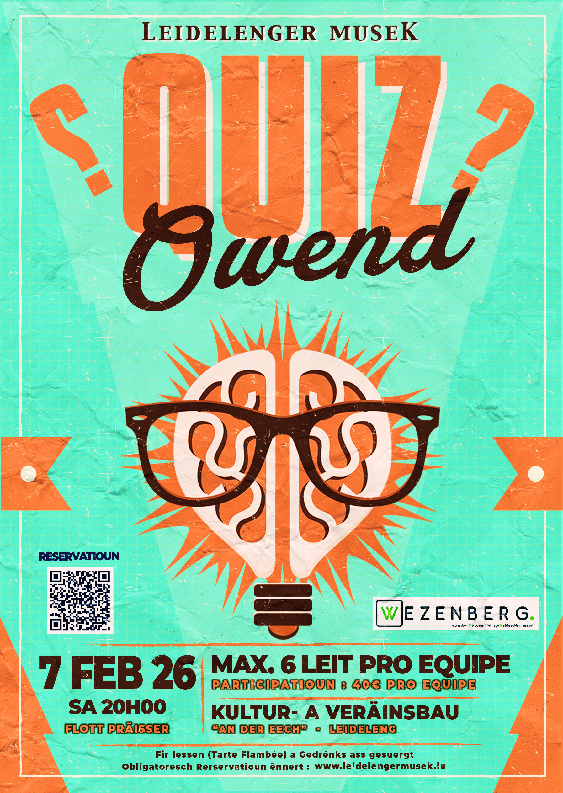 Quiz Owend   / Leidelenger Musek