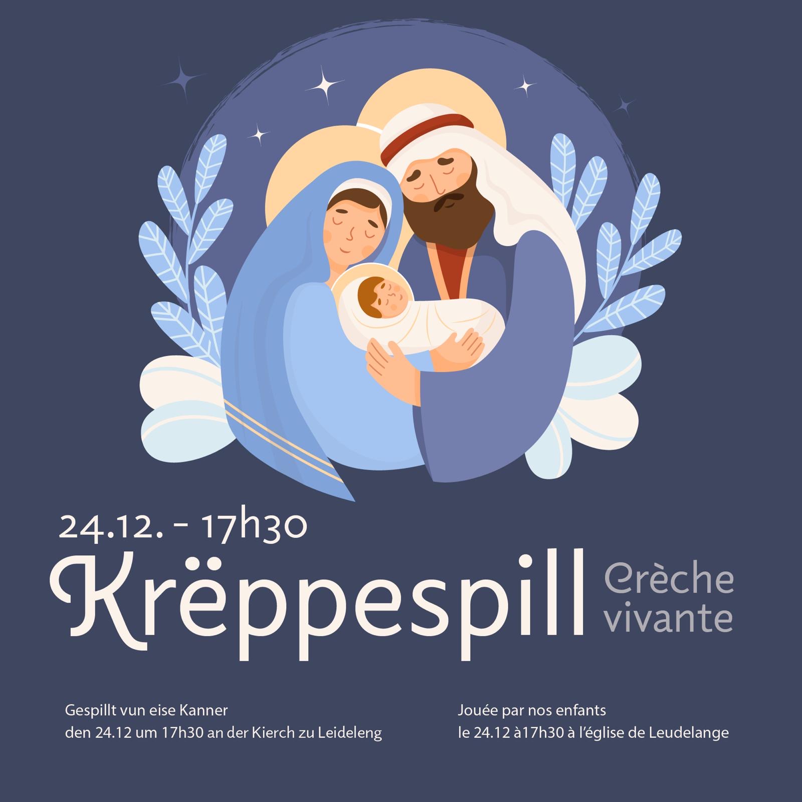 Krëppespill / Crèche vivante