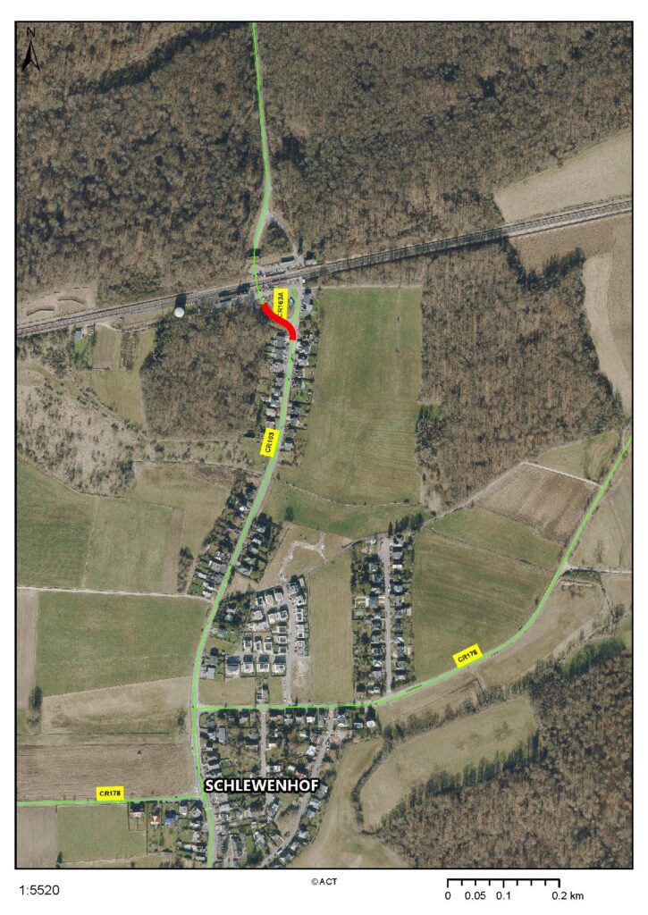 Réfection couche de roulement – Leudelange Gare