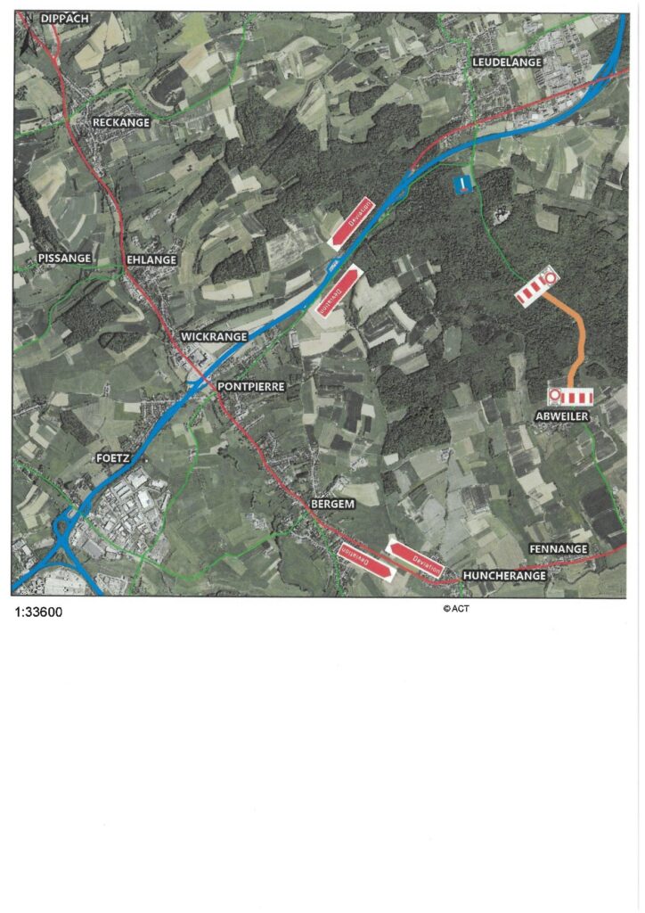 Avis – Fermeture de la CR163 entre Abweiler et Leudelange le 26 mars 2026 (07h00-19h00)