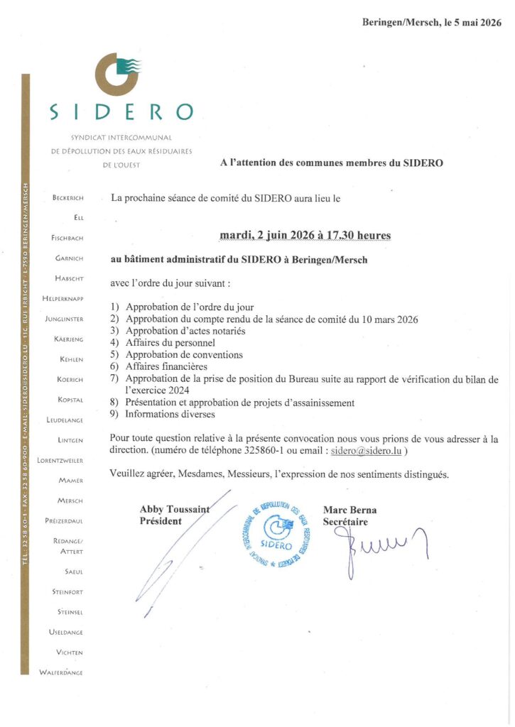Comité SIDERO