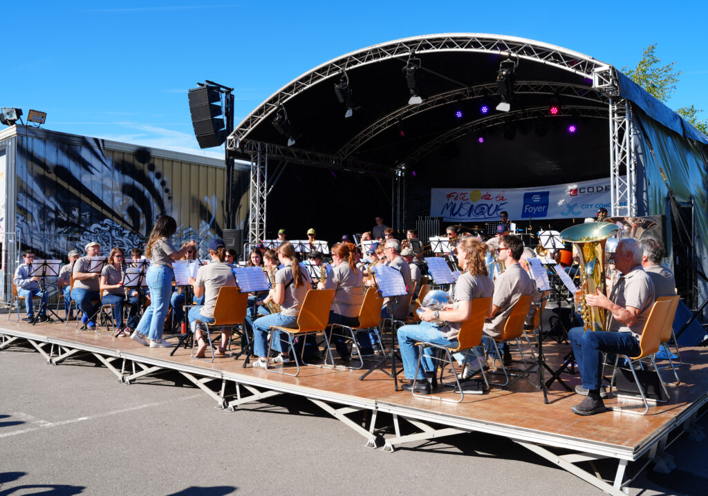 Première édition de la Fête de la Musique à Leudelange