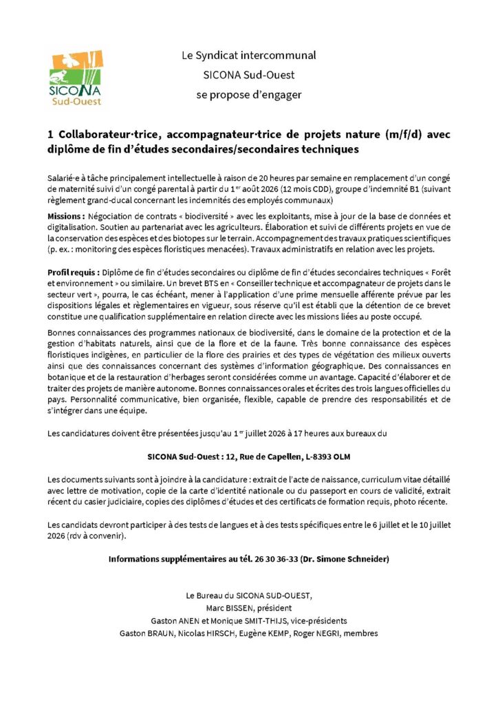 Annonce SICONA Sud-Ouest