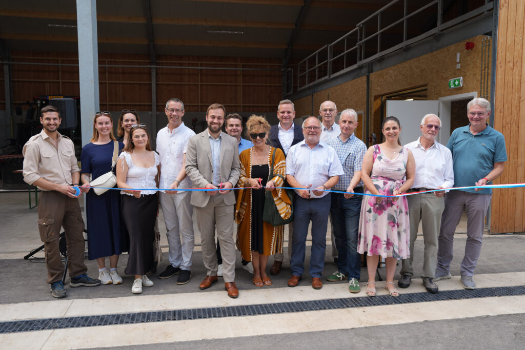 Inauguration du hangar forestier « Melacksbësch »