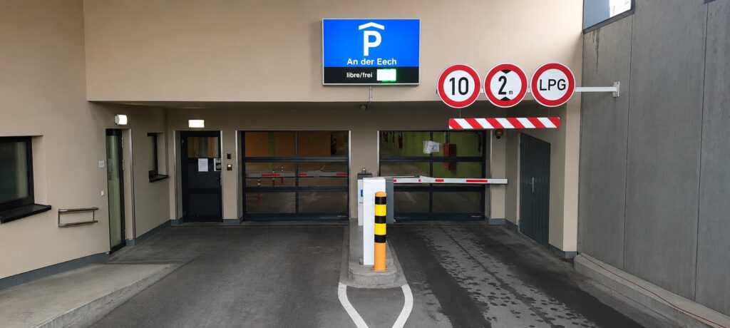Fermeture temporaire du parking « An der Eech »