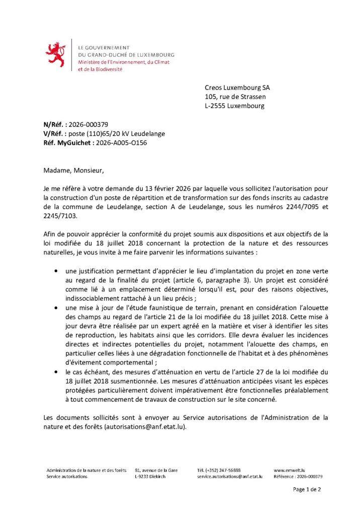 Construction d&rsquo;un poste de répartition
