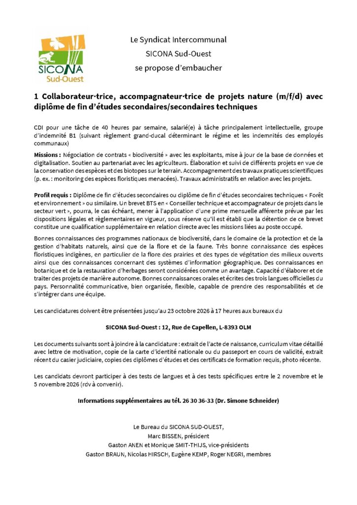 SICONA Sud-Ouest recrute